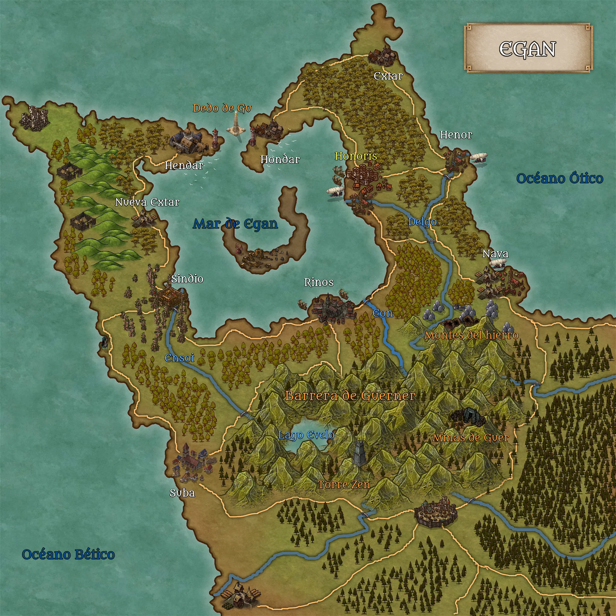 Mapa de Egan