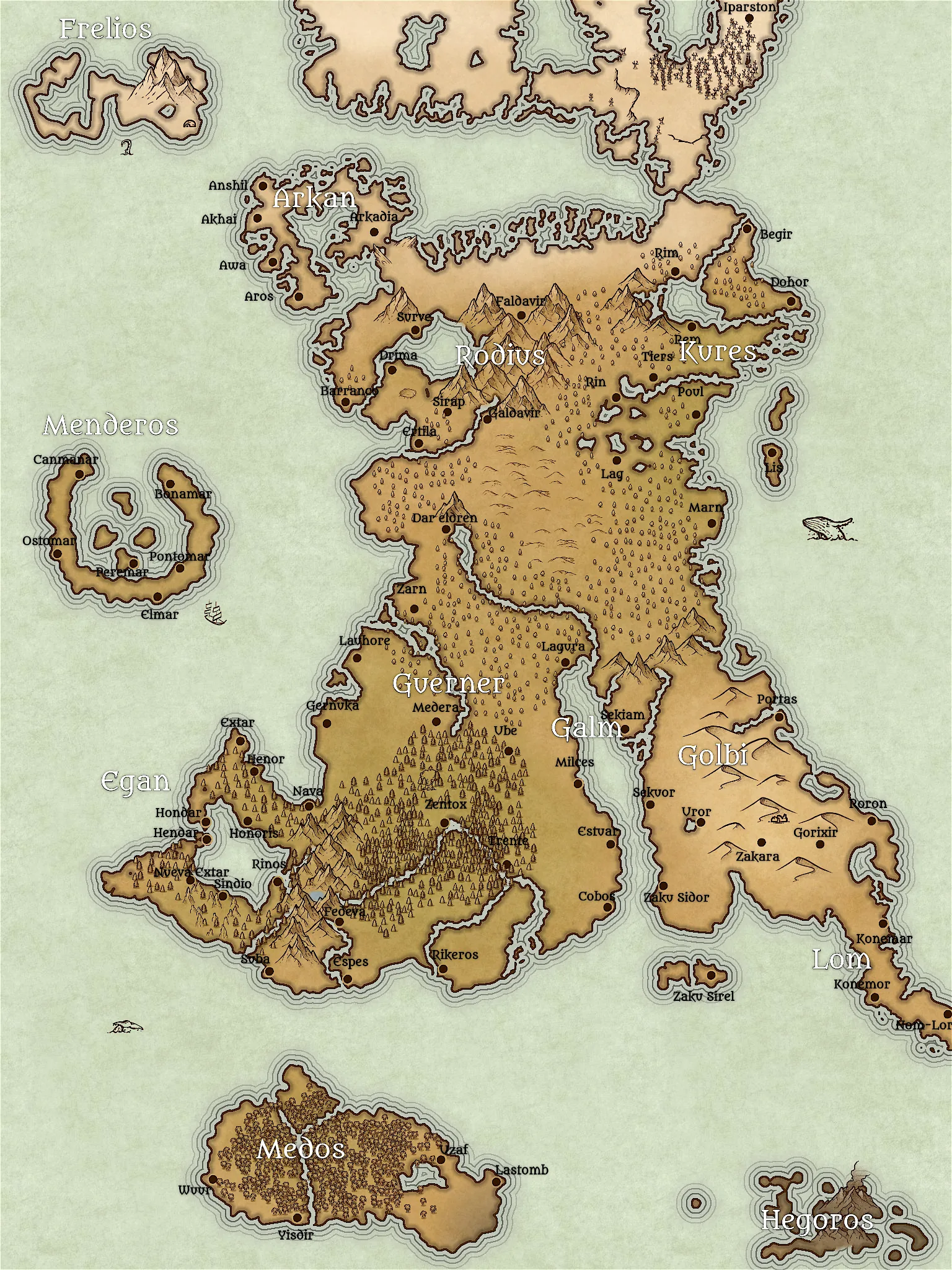 Mapa de Gundolan